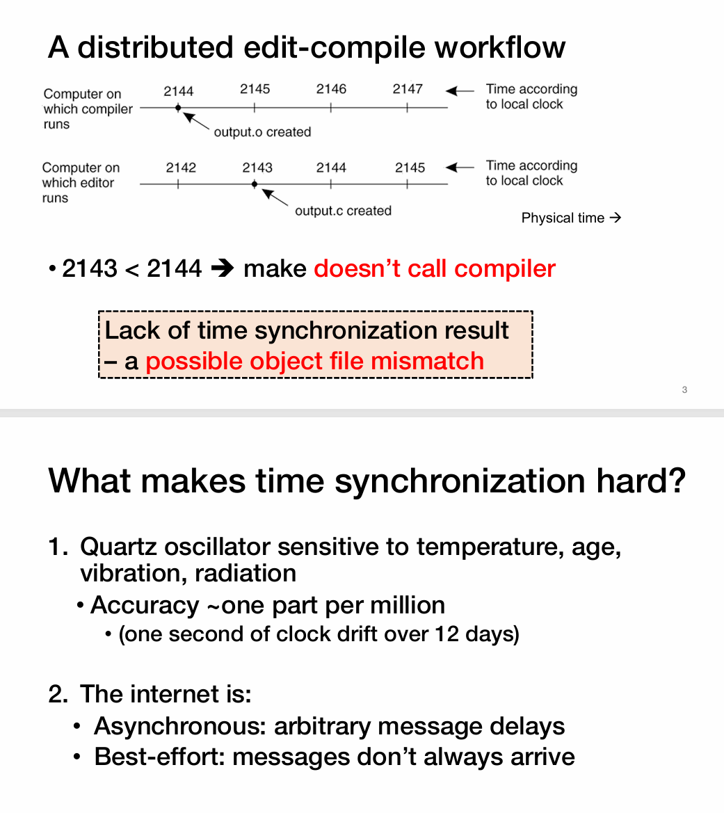 Distributed System: Time